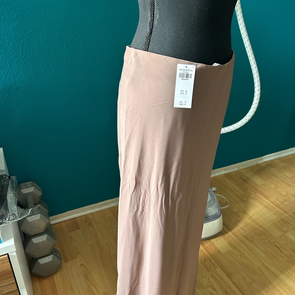 Elegant Tan Maxi Skirt
